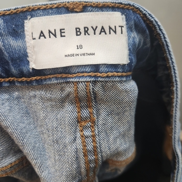 Lane Bryant Women's Denim Shorts Size 18 Blue - Picture 6 of 7